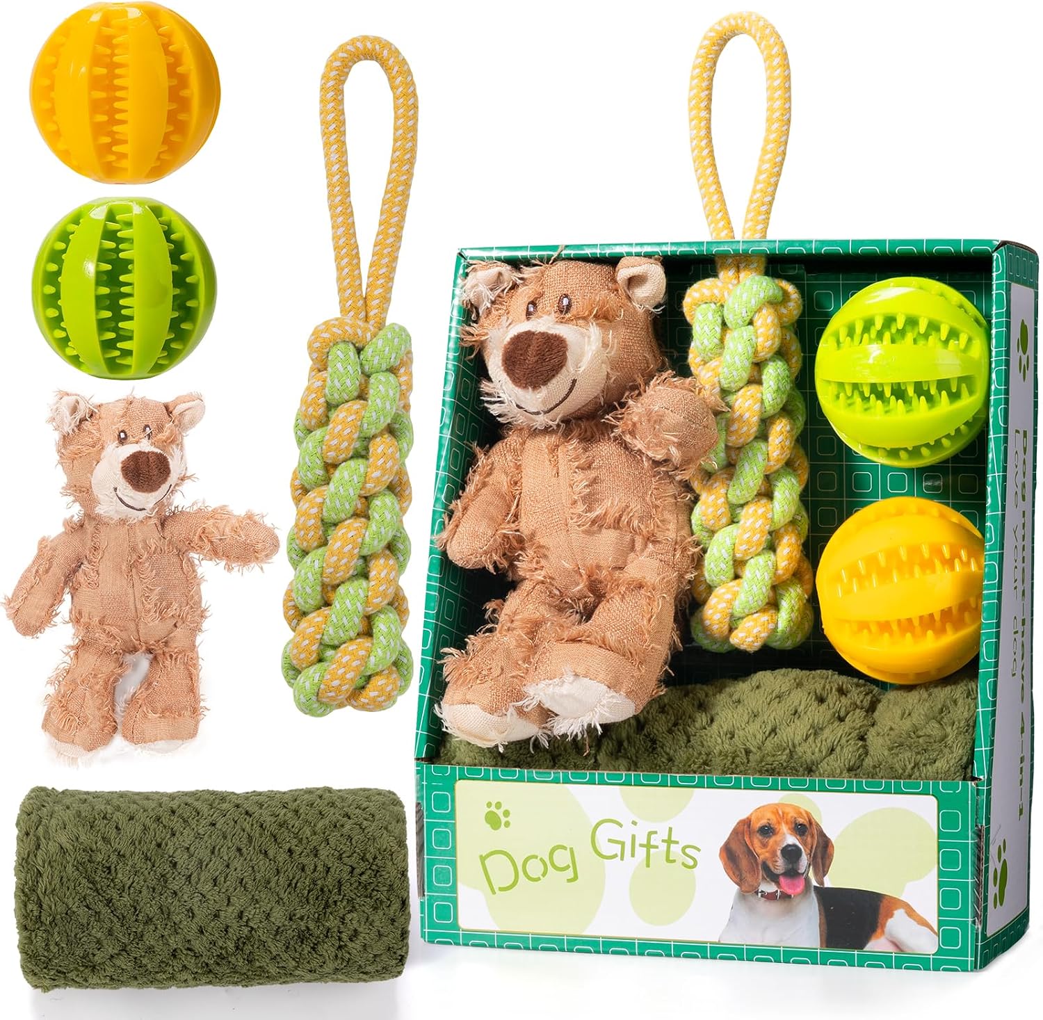 Dog toy gift set